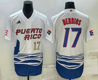 Mens Puerto Rico Baseball #17 Jose Berrios Number 2023 White World Baseball Classic Stitched Jersey,We sell and wholesale Mens Puerto Rico Baseball #17 Jose Berrios Number 2023 White World Baseball Classic Stitched Jersey on line form chian!
